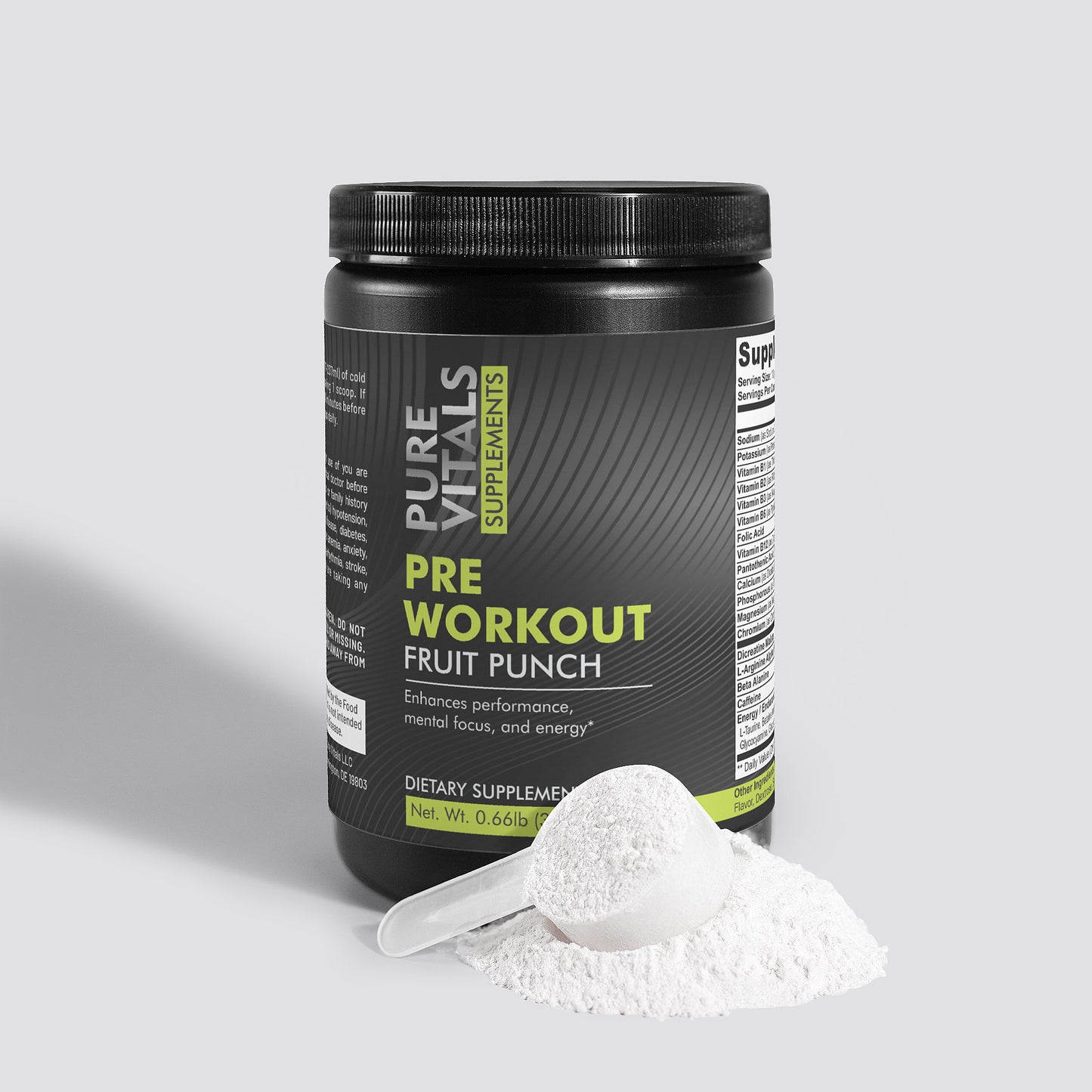 Pre-Workout Powder (Fruit Punch)